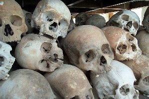 Skulls at the Killing FIelds