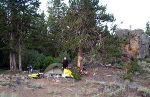 Campsite at Little Sandy River