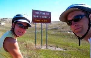 Crossing into North Dakota