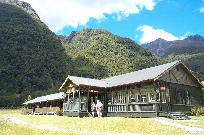 Glade House on Milford Track