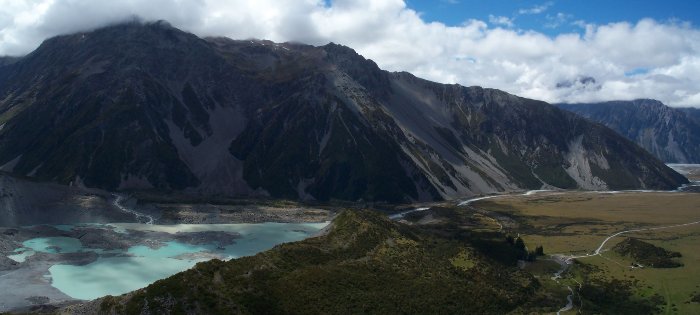 Mount Cook Panorama from Sealy Tarns