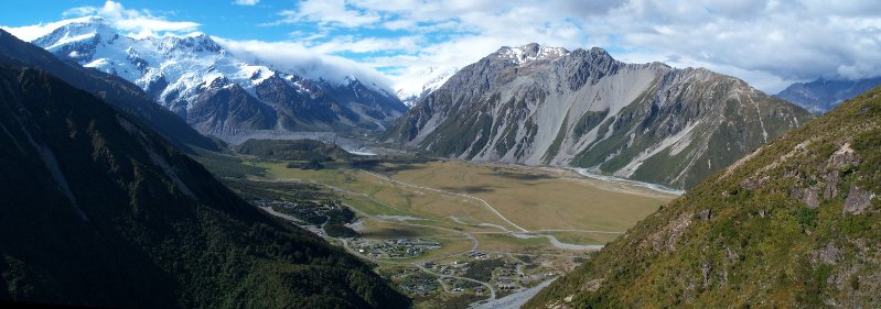 Mount Cook Panorama from the Red Tarns