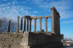 Roman Ruins in Evora